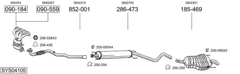 BOSAL SYS04105