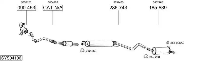 BOSAL SYS04106