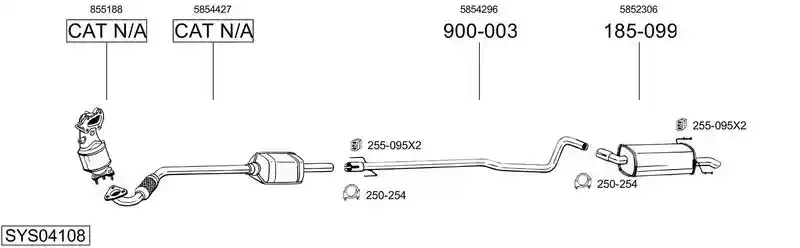 BOSAL SYS04108