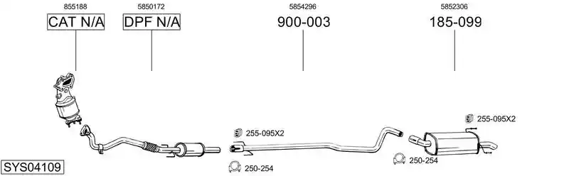 BOSAL SYS04109