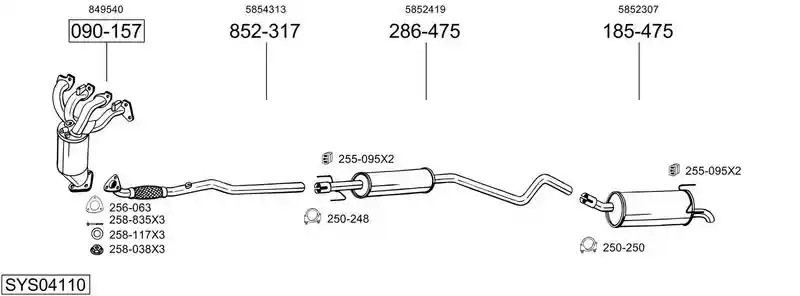 BOSAL SYS04110