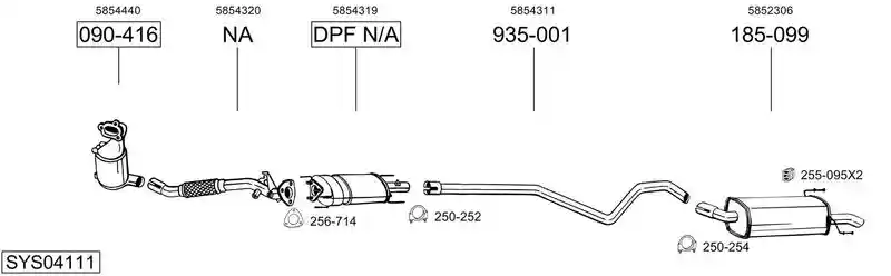 BOSAL SYS04111