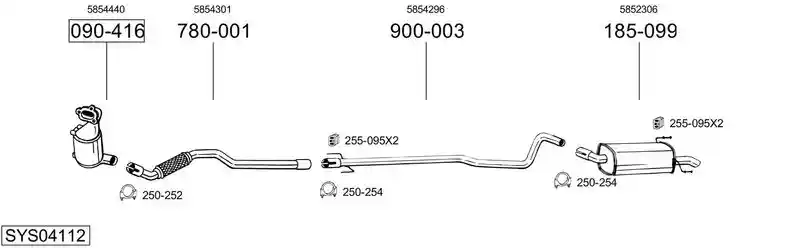 BOSAL SYS04112