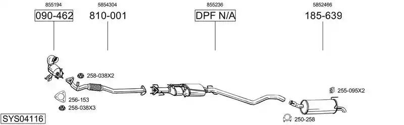 BOSAL SYS04116