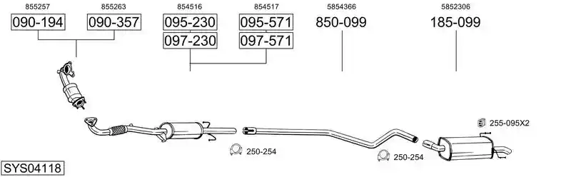BOSAL SYS04118