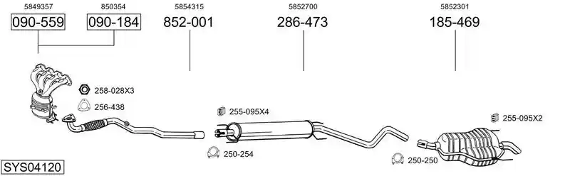 BOSAL SYS04120
