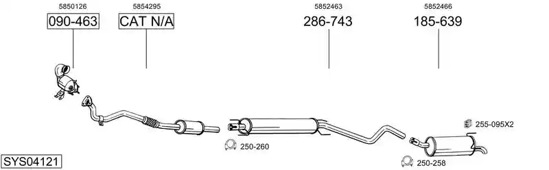 BOSAL SYS04121