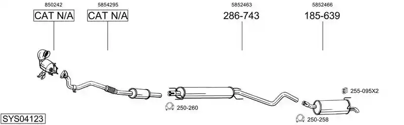 BOSAL SYS04123