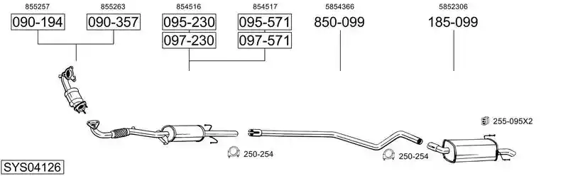 BOSAL SYS04126