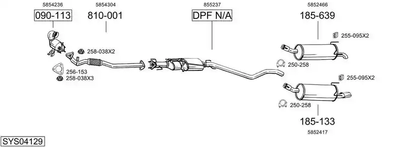 BOSAL SYS04129