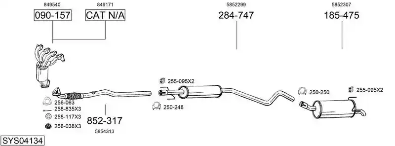 BOSAL SYS04134