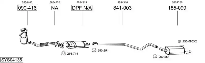 BOSAL SYS04135