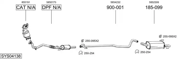 BOSAL SYS04138