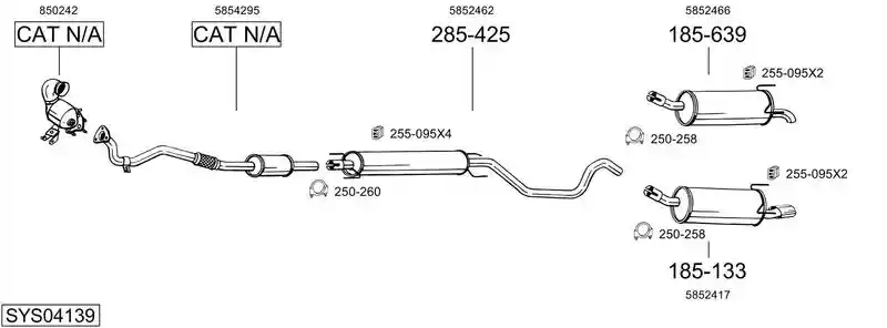 BOSAL SYS04139