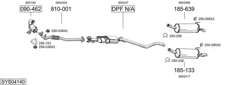 BOSAL SYS04140