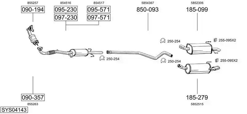 BOSAL SYS04143
