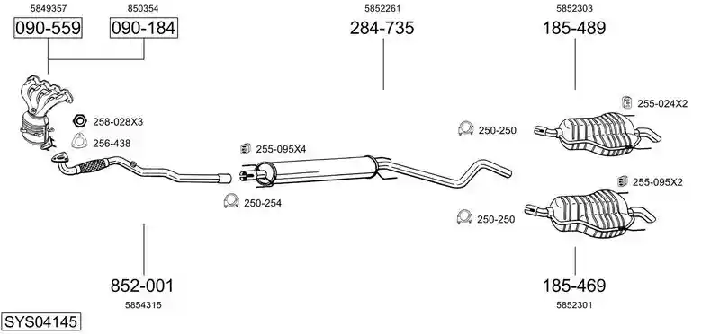BOSAL SYS04145