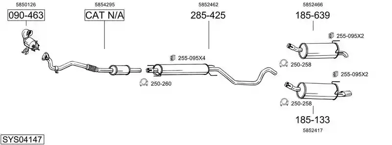 BOSAL SYS04147