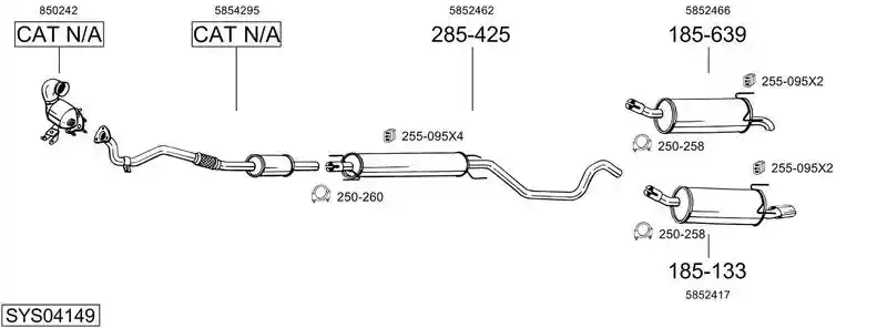 BOSAL SYS04149