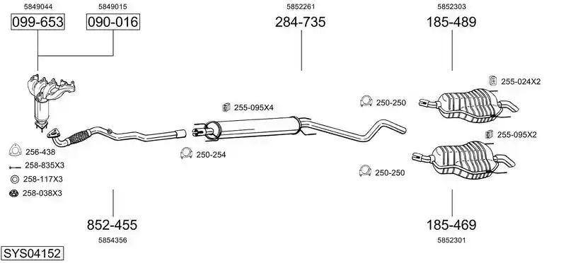 BOSAL SYS04152