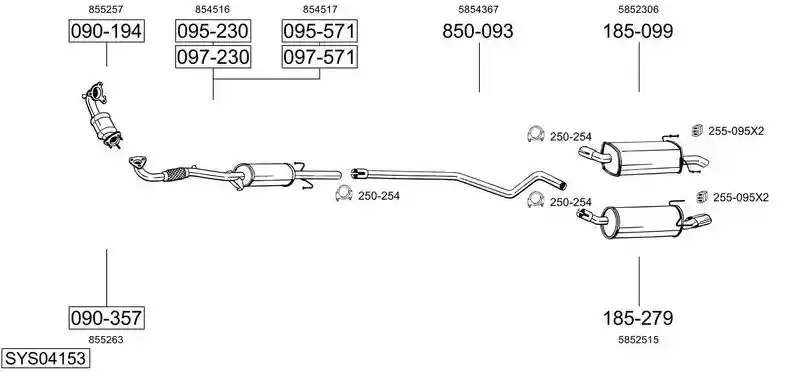 BOSAL SYS04153