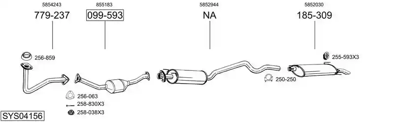 BOSAL SYS04156