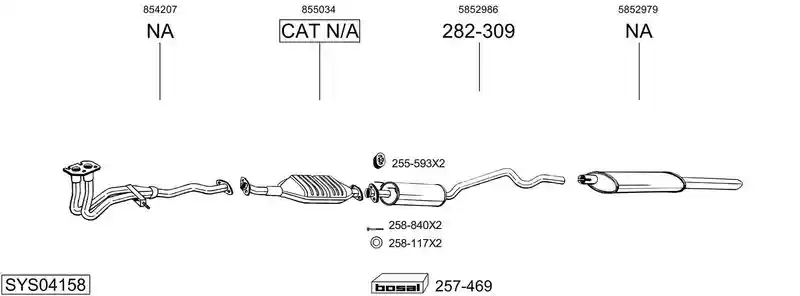 BOSAL SYS04158