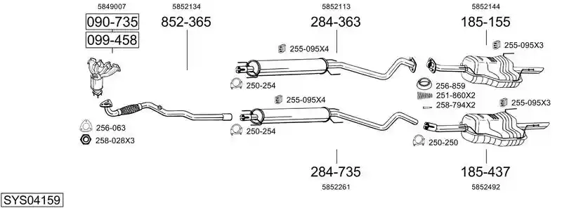 BOSAL SYS04159