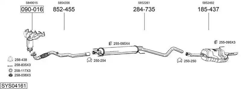 BOSAL SYS04161