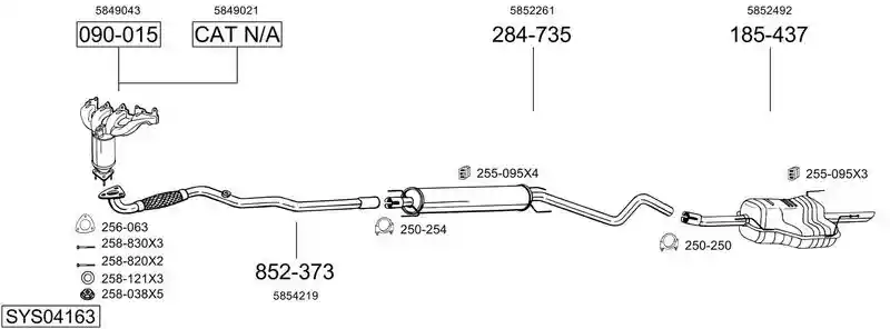 BOSAL SYS04163