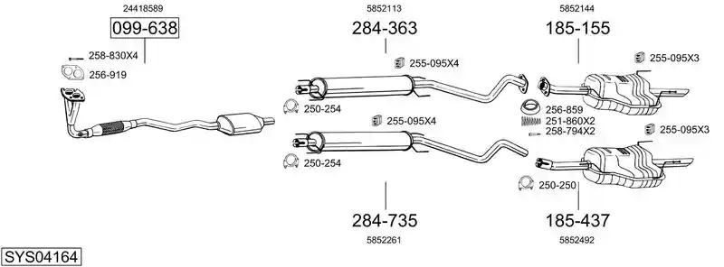 BOSAL SYS04164