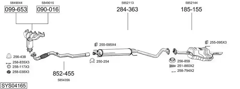BOSAL SYS04165