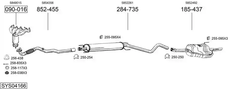 BOSAL SYS04166