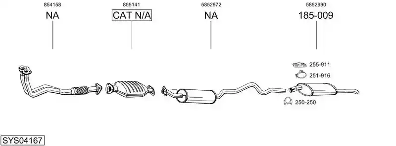 BOSAL SYS04167