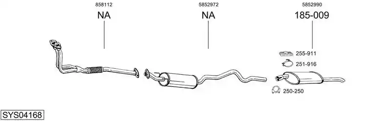 BOSAL SYS04168