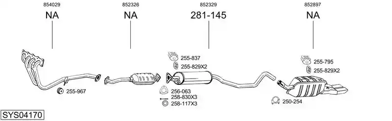 BOSAL SYS04170