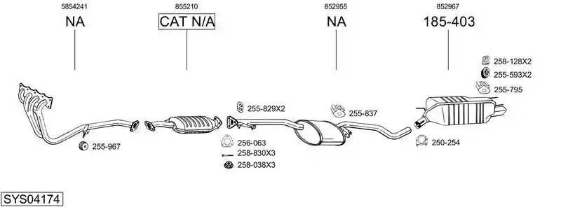 BOSAL SYS04174