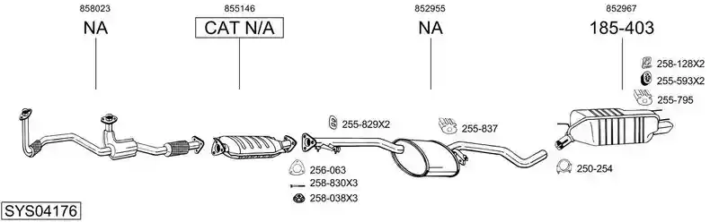 BOSAL SYS04176