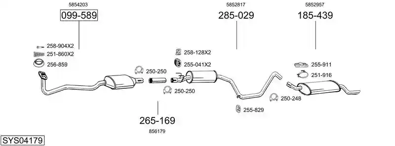 BOSAL SYS04179
