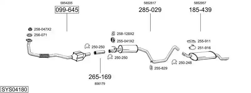 BOSAL SYS04180