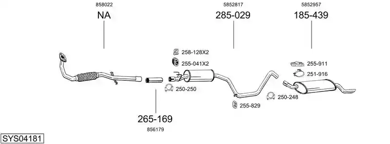 BOSAL SYS04181