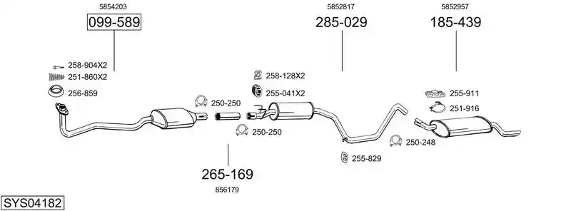BOSAL SYS04182