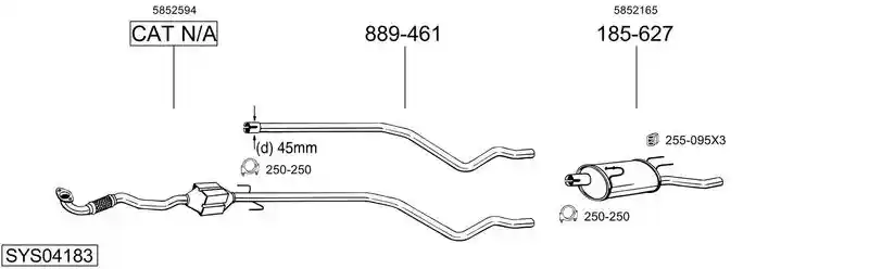 BOSAL SYS04183