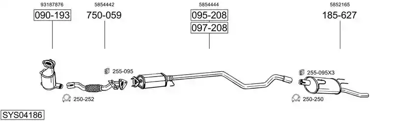 BOSAL SYS04186