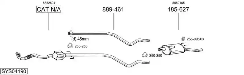 BOSAL SYS04190
