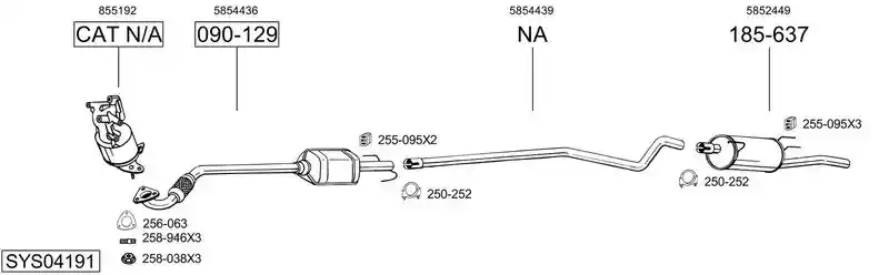 BOSAL SYS04191