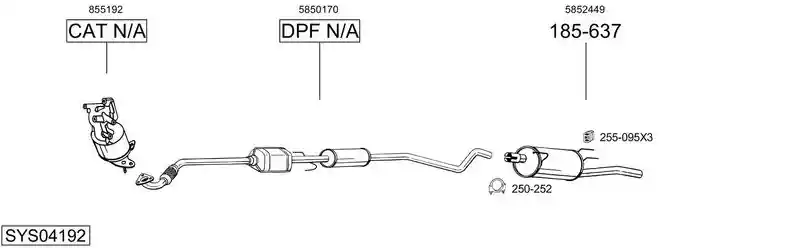 BOSAL SYS04192