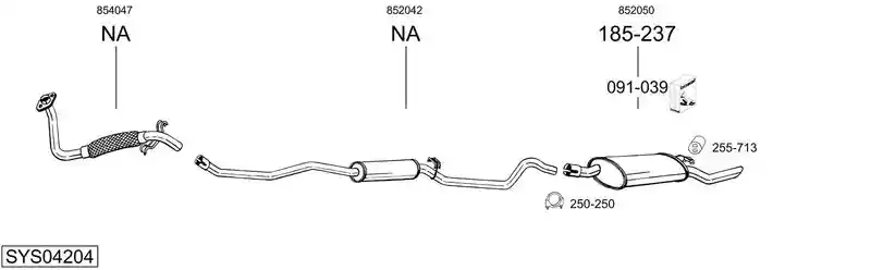 BOSAL SYS04204