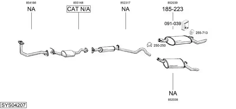 BOSAL SYS04207