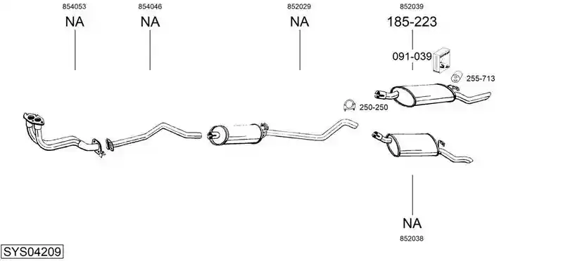 BOSAL SYS04209